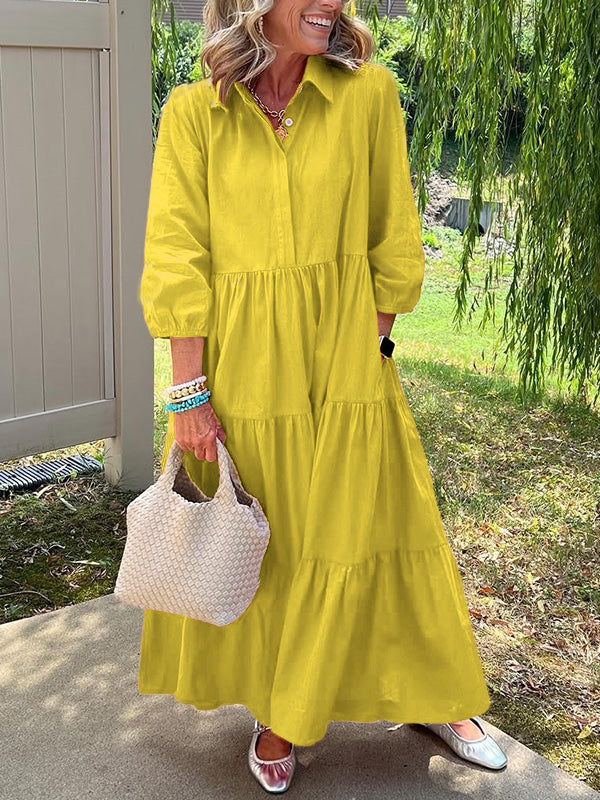 Bente | Elegancka długa sukienka