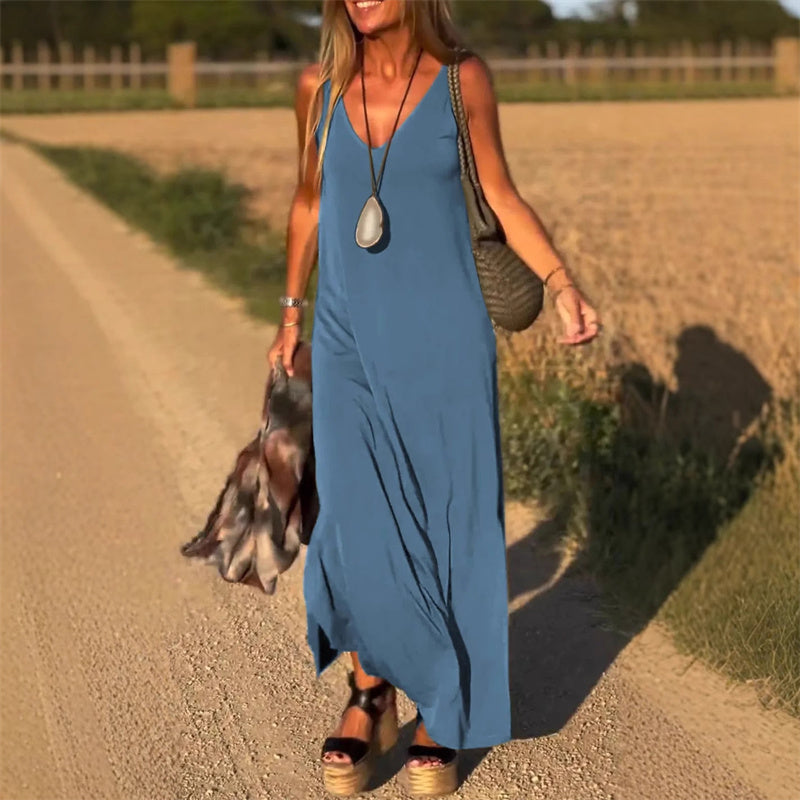 Arietta | Elegancka długa sukienka
