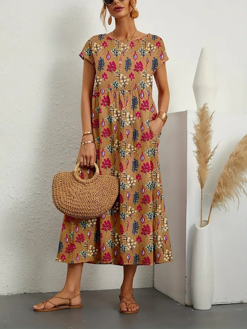 Deborah | Elegancka sukienka w kwiaty