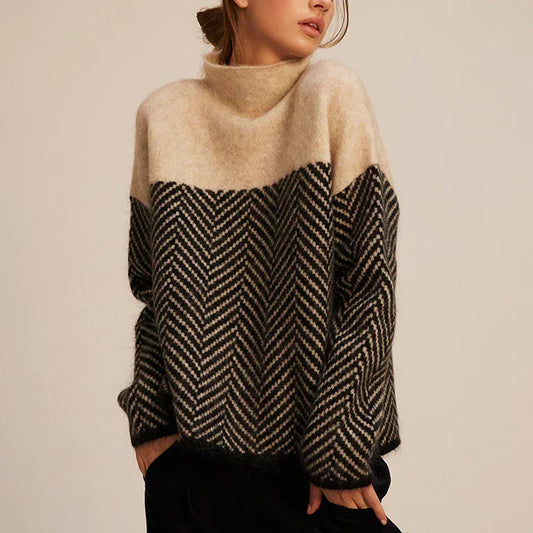 Mira | Elegancki sweter w warkocze