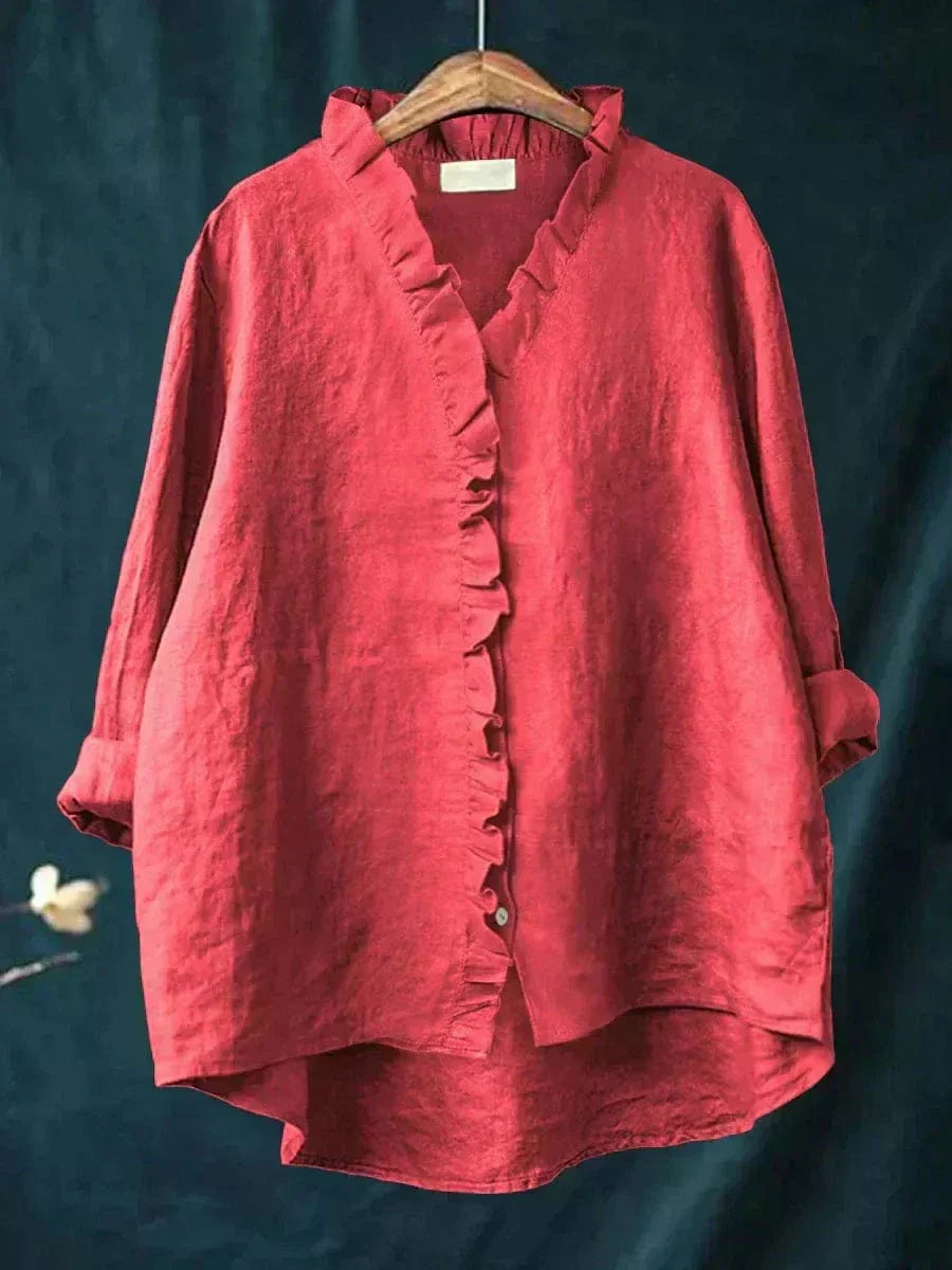 Eline | Elegancka letnia koszula z lnu