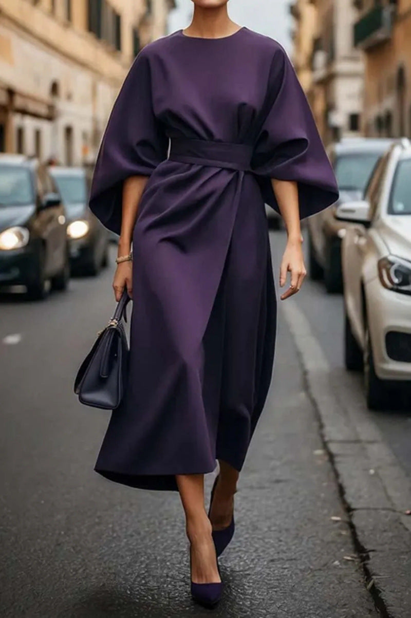 Juliette | Elegancka sukienka z paskiem