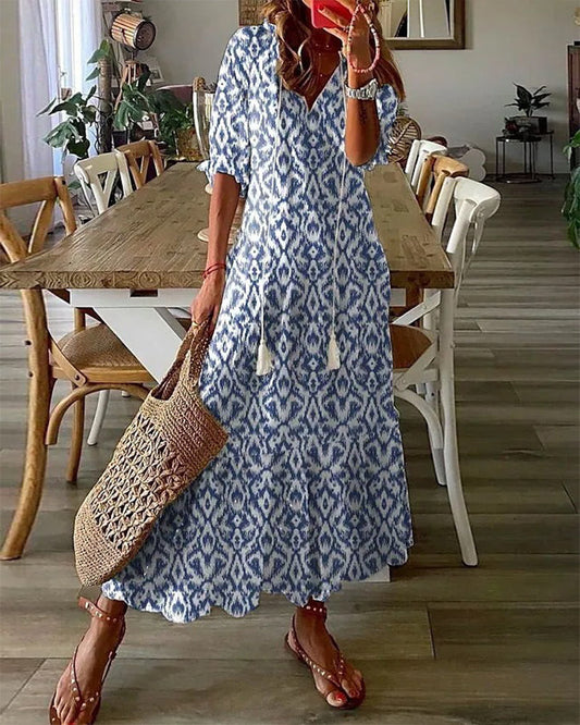 Ines | Szykowna sukienka boho