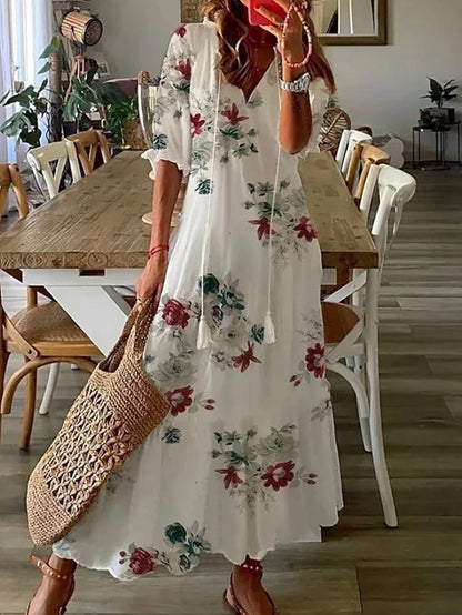 Ines | Szykowna sukienka boho