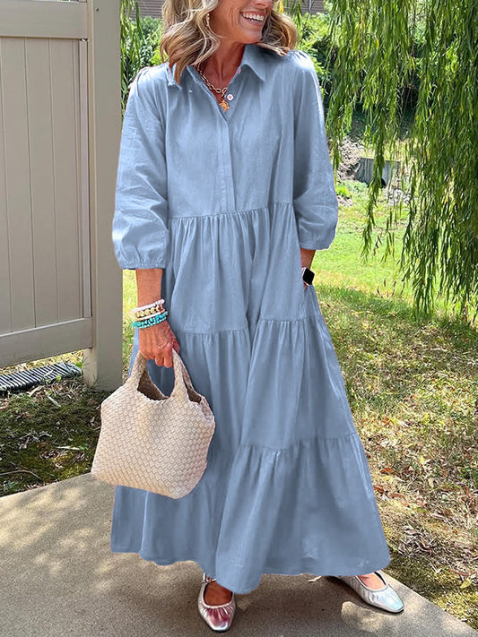Bente | Elegancka długa sukienka