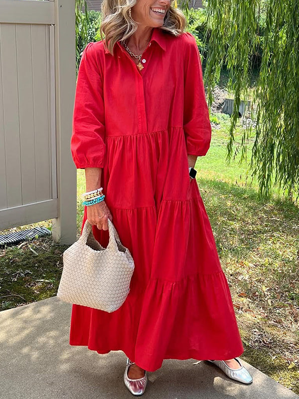 Bente | Elegancka długa sukienka