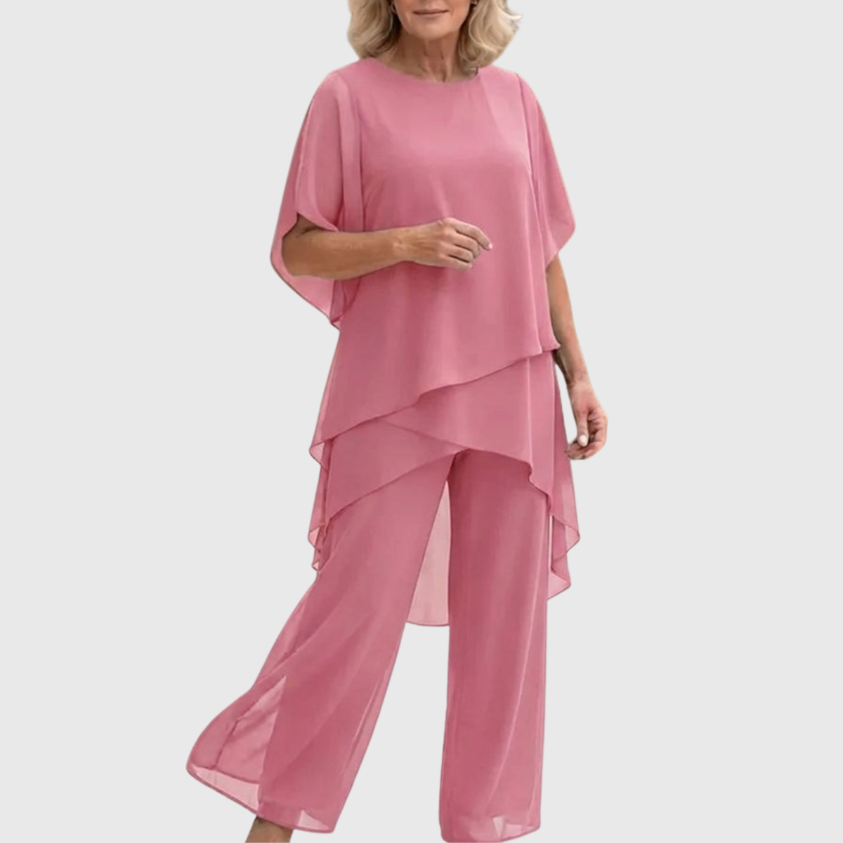 ELARA | Zwiewny komplet palazzo, wygodny i elegancki
