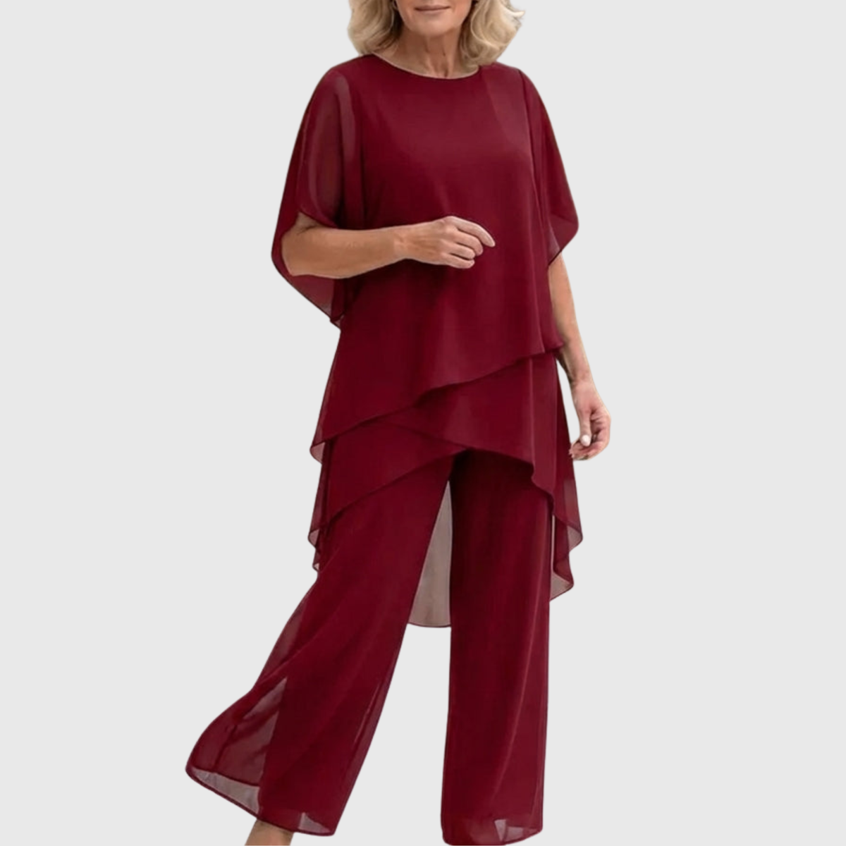 ELARA | Zwiewny komplet palazzo, wygodny i elegancki