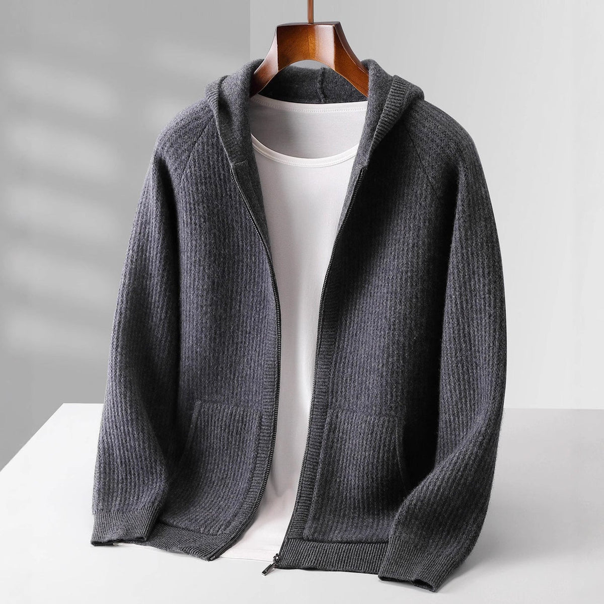 Amelin & Co™ | Luksusowa kaszmirowa bluza z kapturem