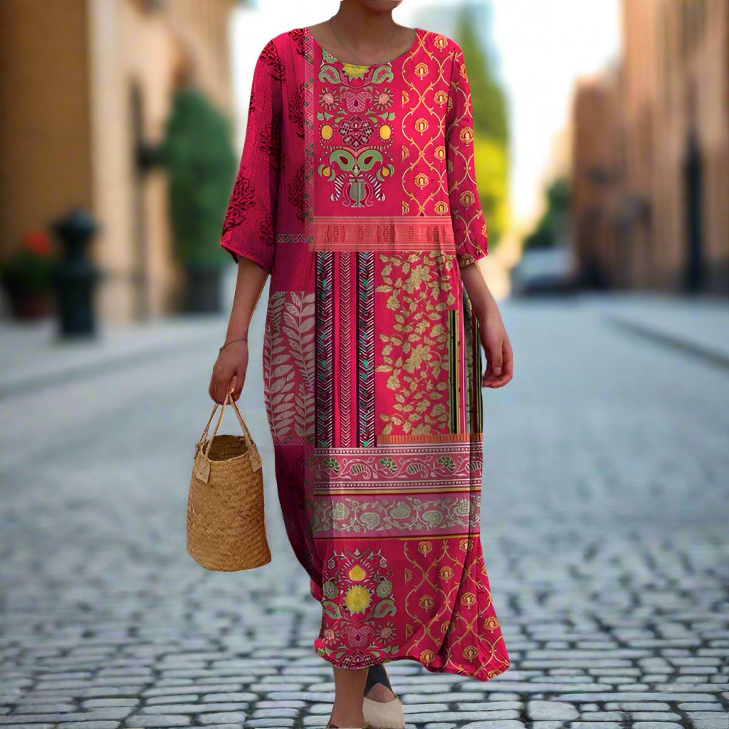 Marlene | Szykowna długa sukienka boho