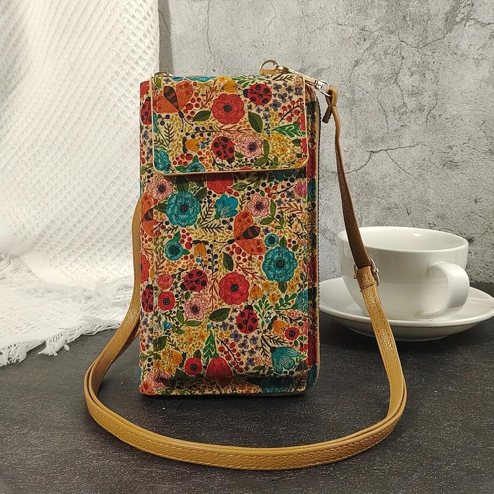 Nina | Torebka na ramię boho w kwiaty