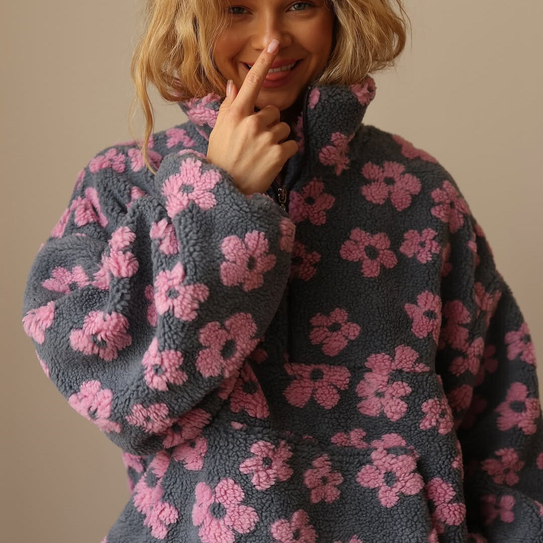 Daisy | Miękka polarowa bluza boho