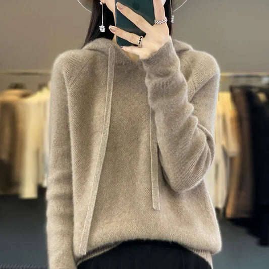 Hanna | Miękki zimowy sweter z wełny merino