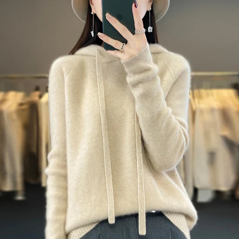 Hanna | Miękki zimowy sweter z wełny merino