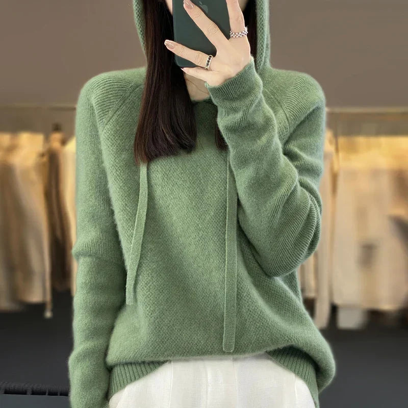 Hanna | Miękki zimowy sweter z wełny merino