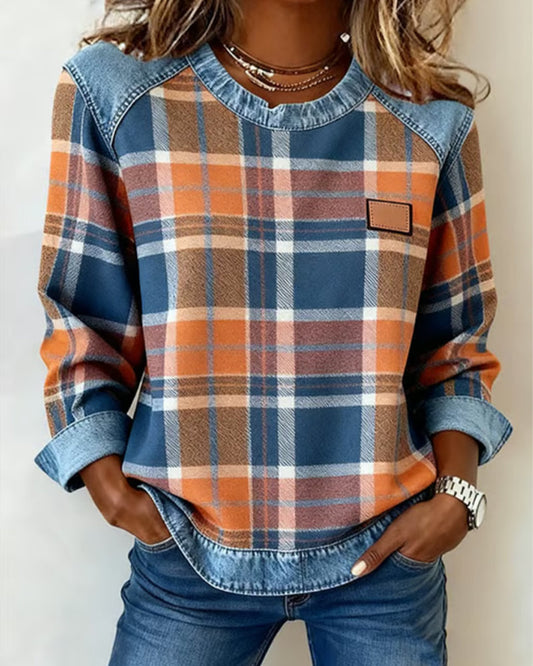 Célia | Odważna bluza patchwork