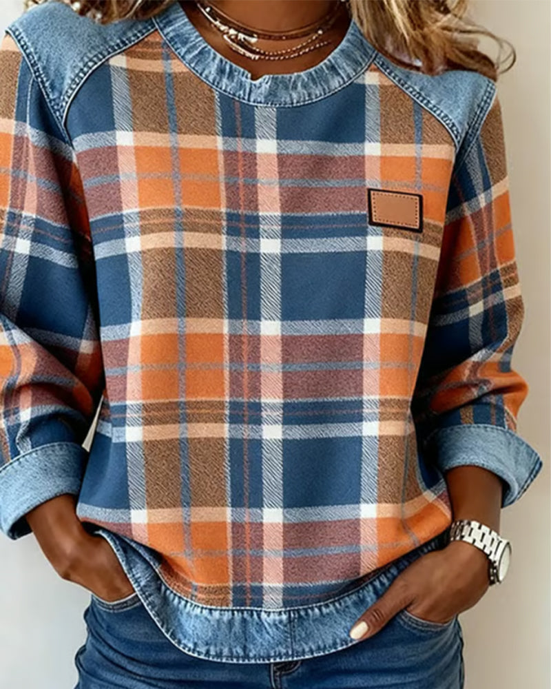Célia | Odważna bluza patchwork