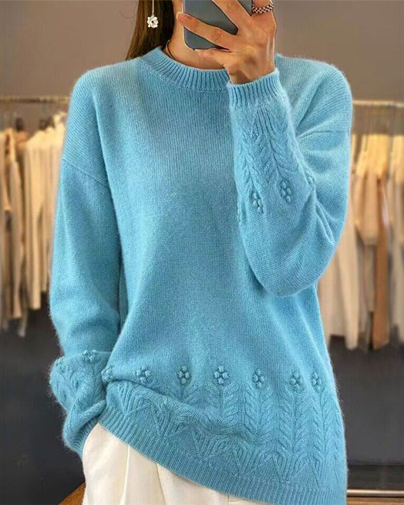 Beatrice | Elegancki sweter retro