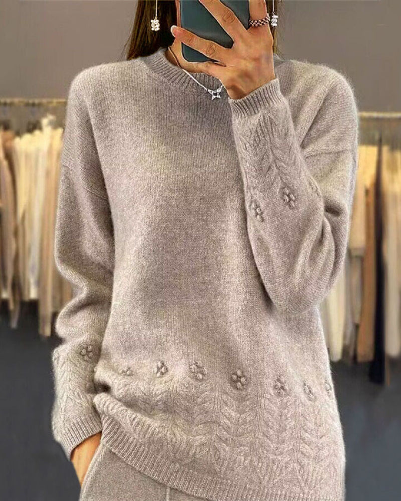 Beatrice | Elegancki sweter retro