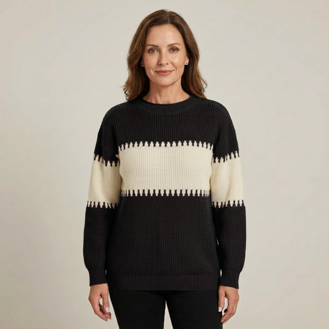 Harmony | Wygodny sweter color-block