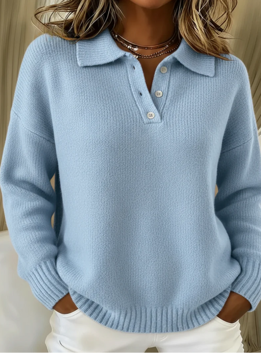 Olivia | Elegancki sweter polo
