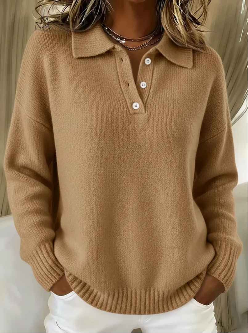 Olivia | Elegancki sweter polo