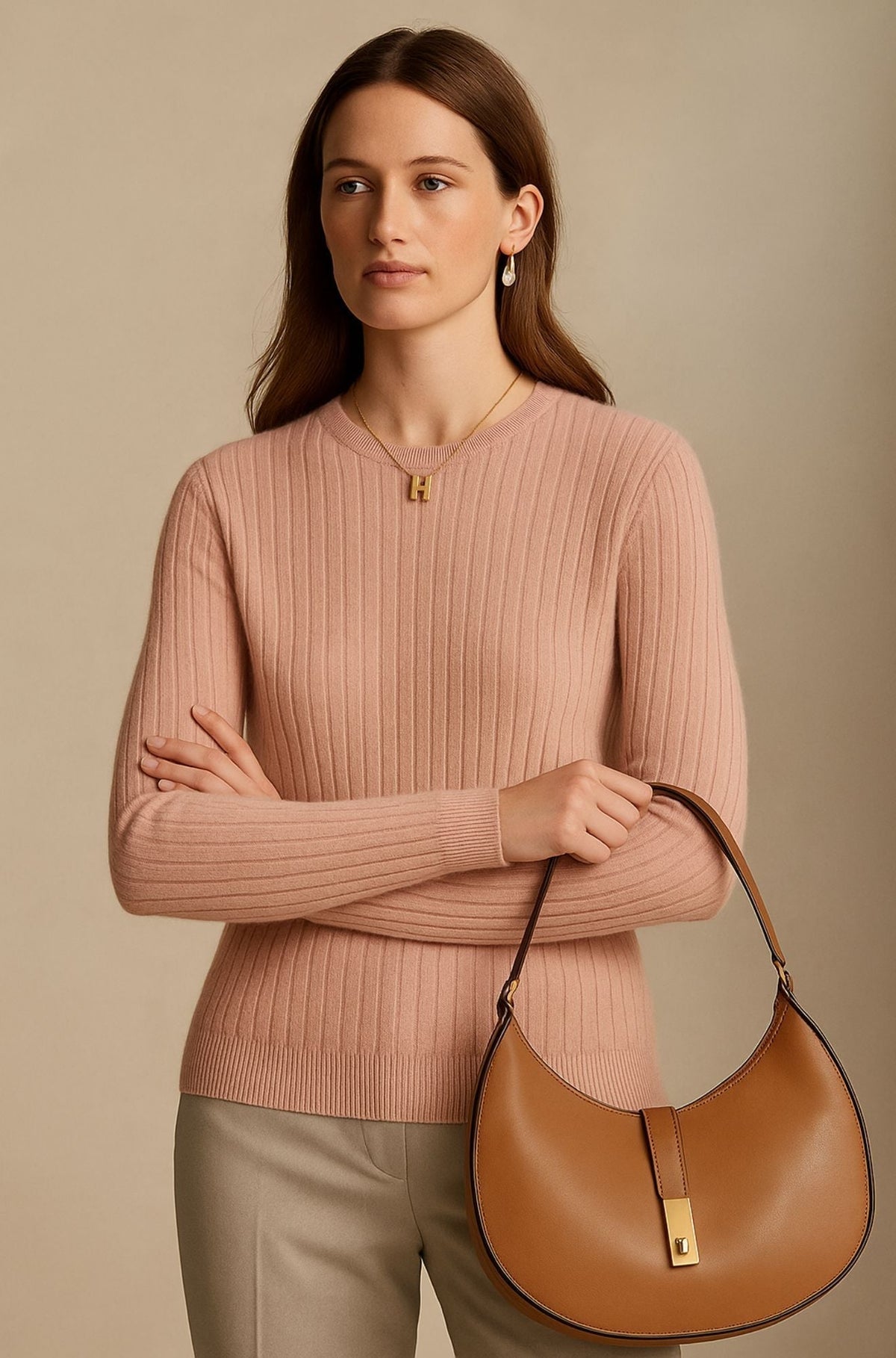 Rowen | Elegancki kaszmirowy sweter