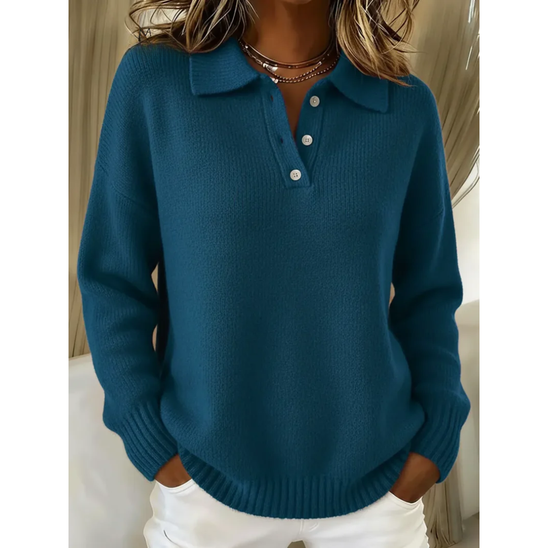 Clara | Elegancki sweter polo