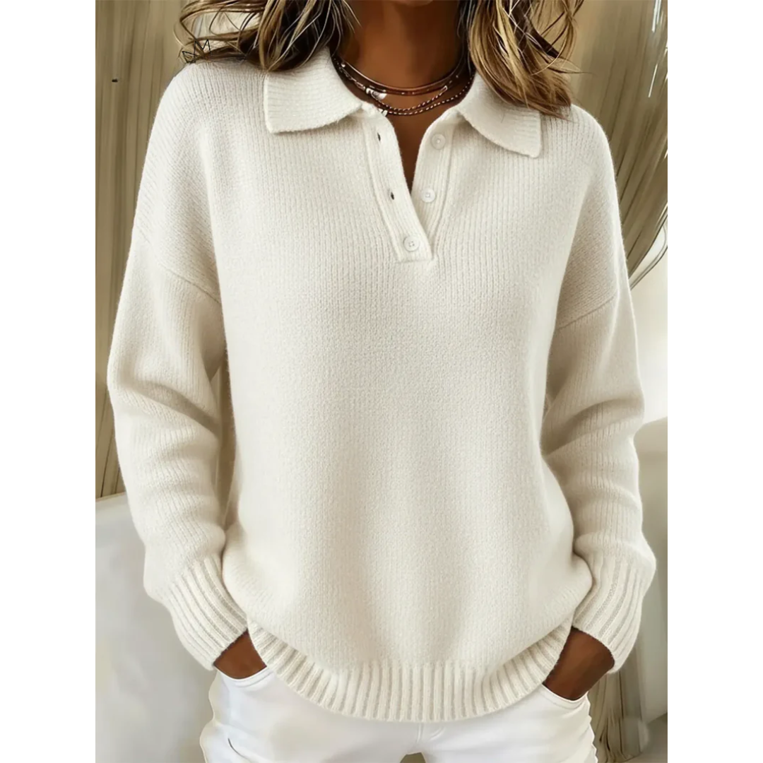 Clara | Elegancki sweter polo