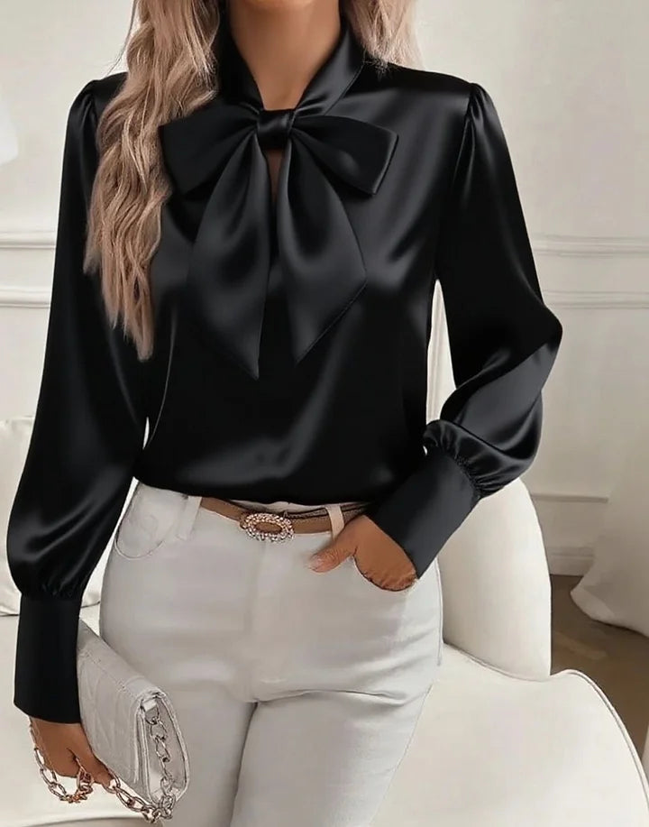 Nariyah | Elegancka satynowa bluzka