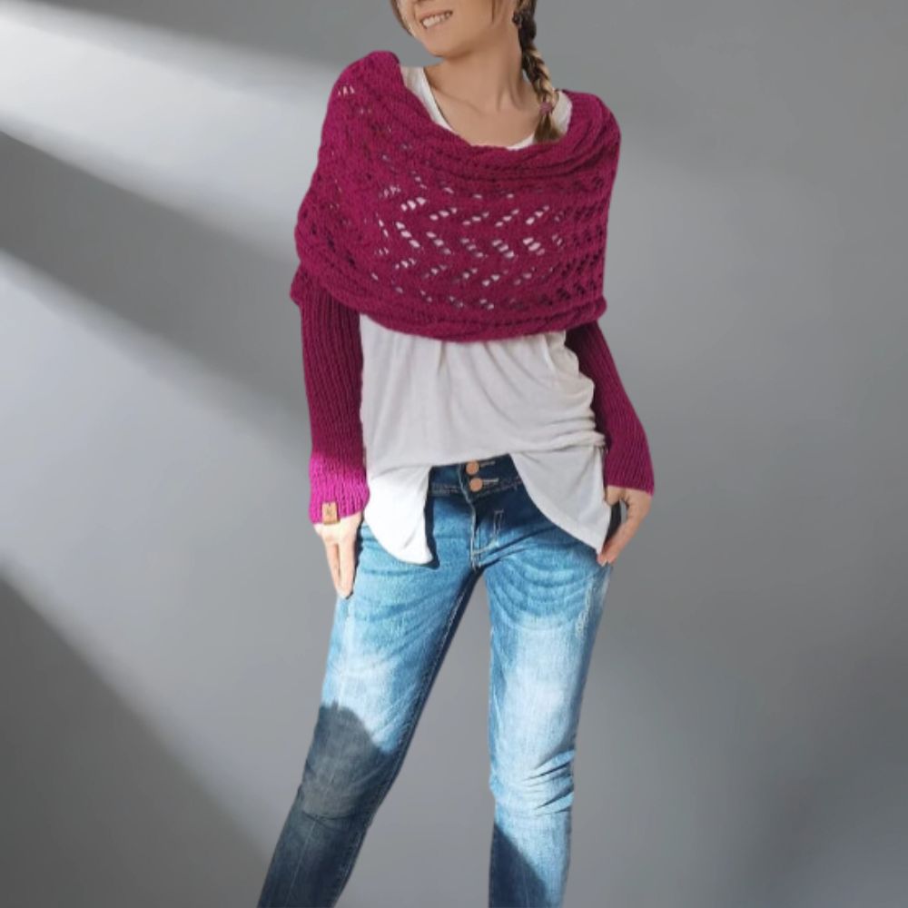 WarmWrap | Elegancki tkany szal