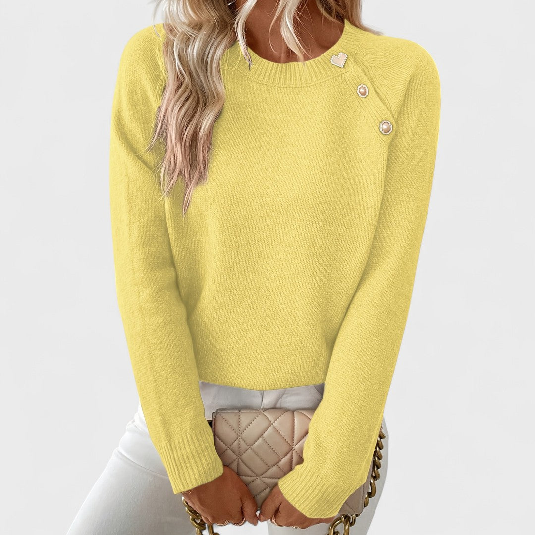 Roxanne | Szykowny asymetryczny sweter