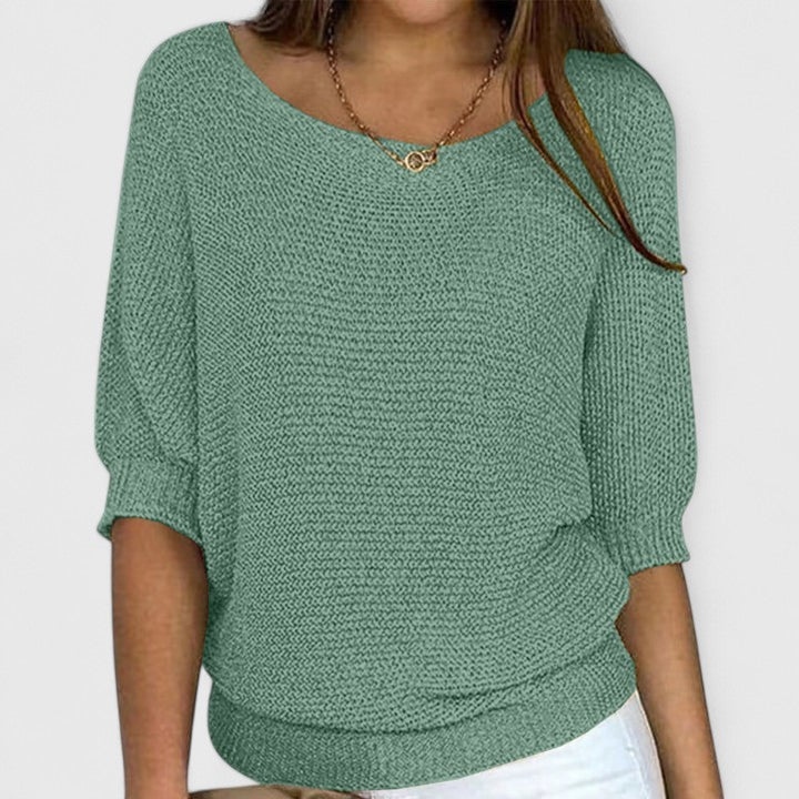 Rachel | Dzianinowy sweter na co dzień