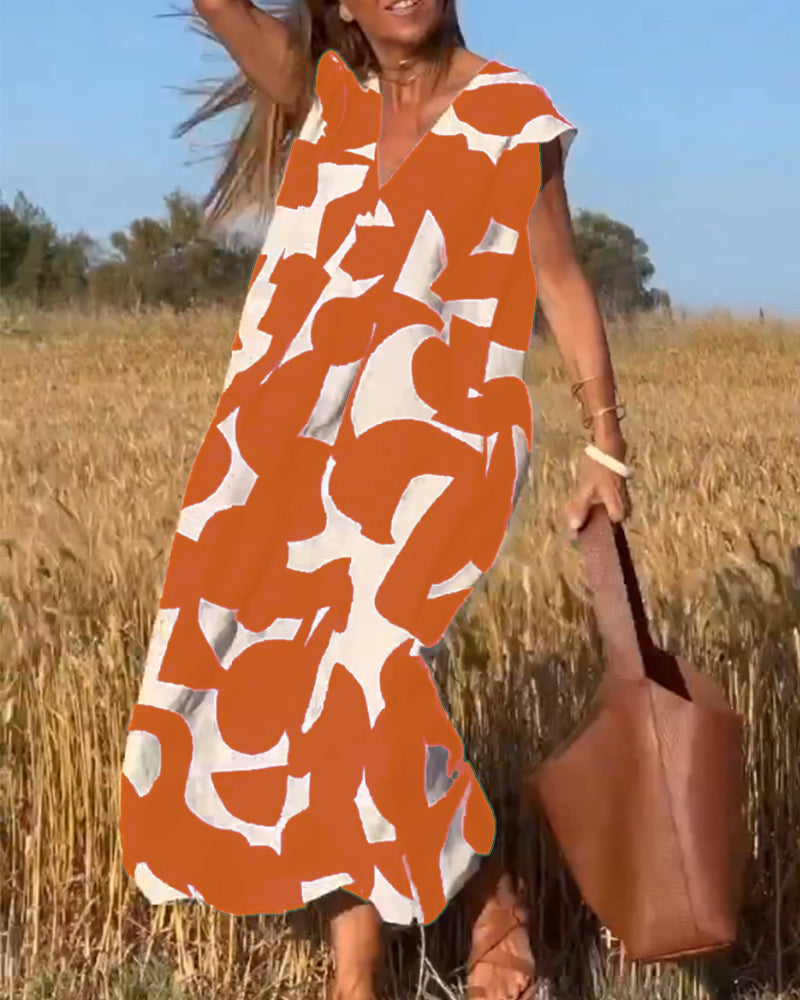 Stéphanie | Szykowna zwiewna sukienka