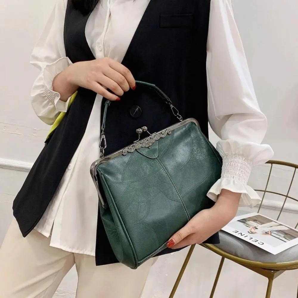 Mila | Ponadczasowa torebka vintage z eleganckim zapięciem na klapę