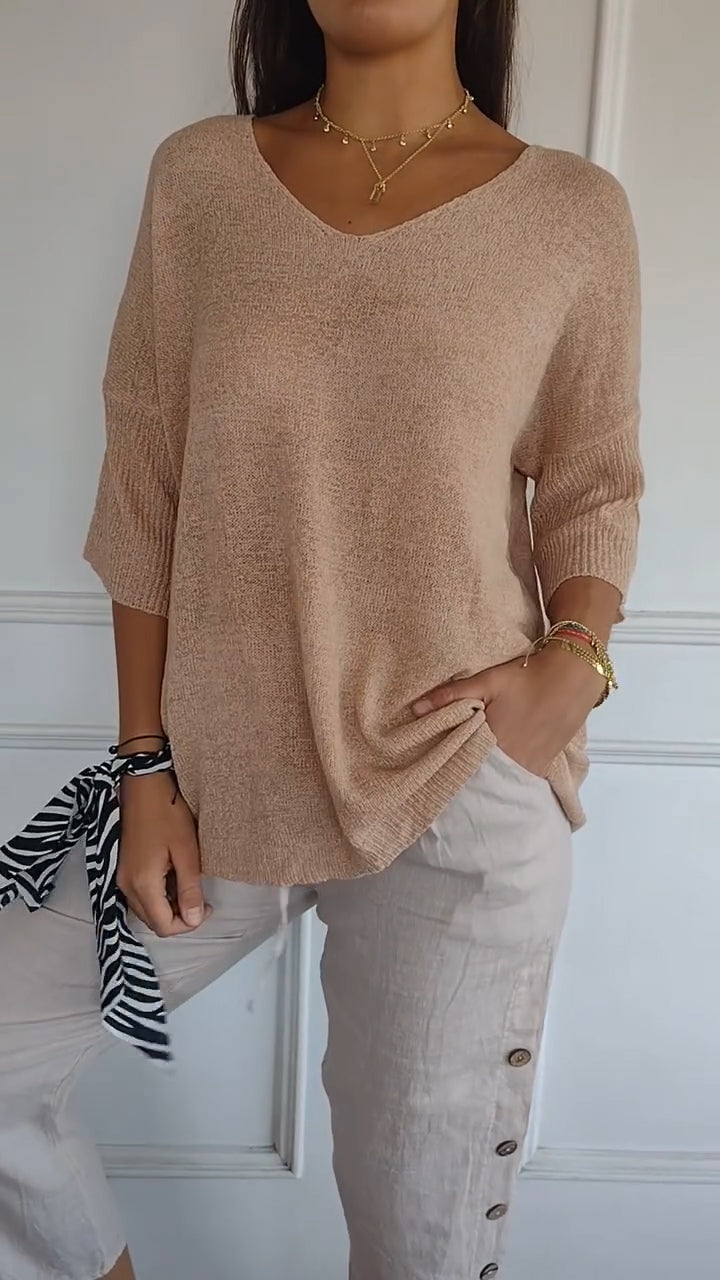 Anna | Szykowny dzianinowy top