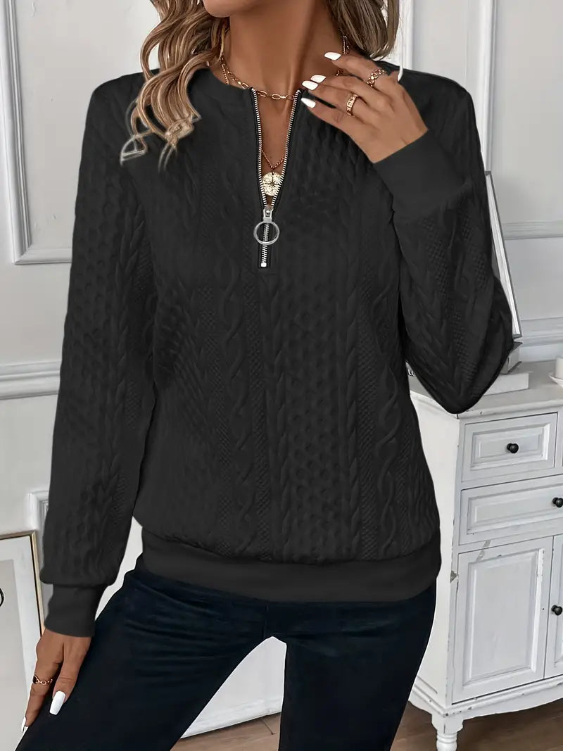 Lucia | Elegancki sweter na zamek