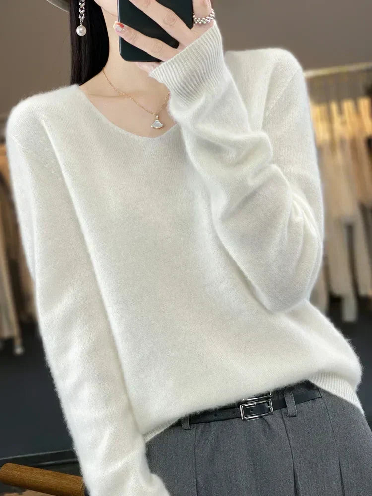 Inès | Elegancki kaszmirowy sweter
