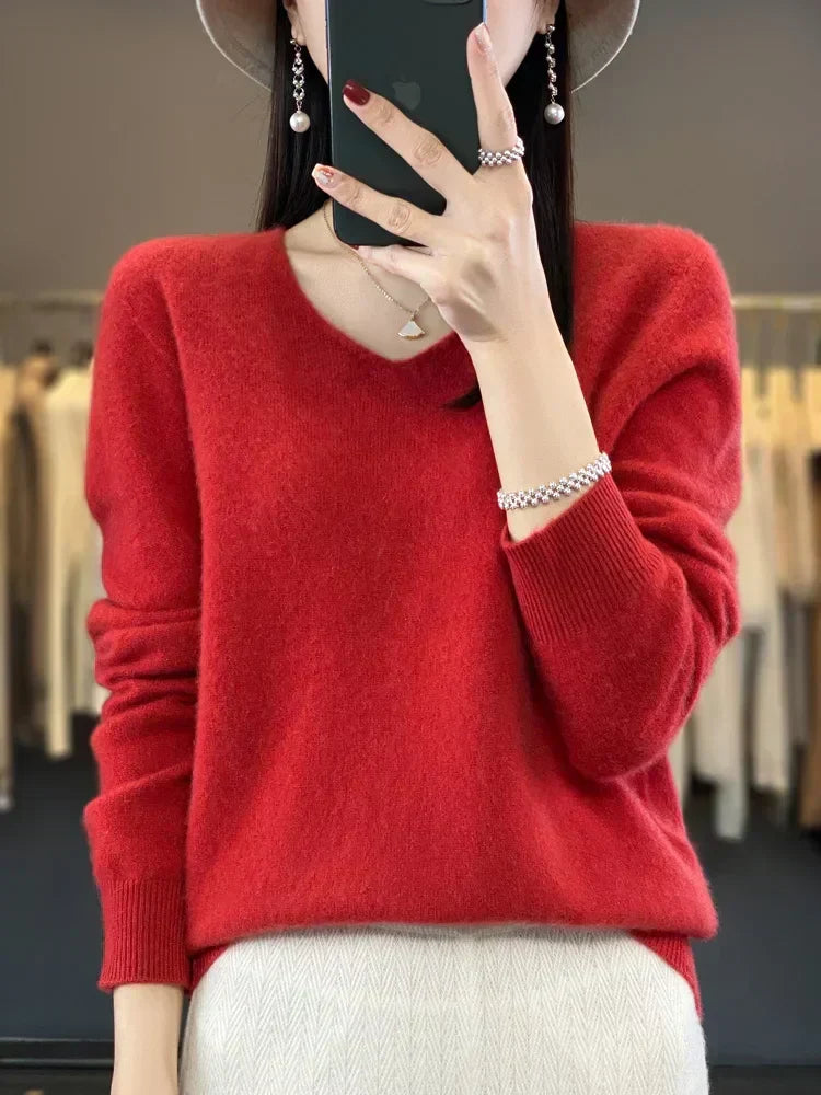Inès | Elegancki kaszmirowy sweter