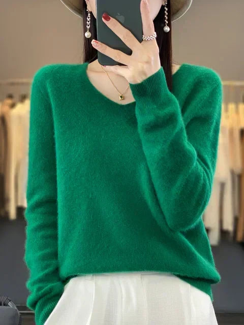 Inès | Elegancki kaszmirowy sweter