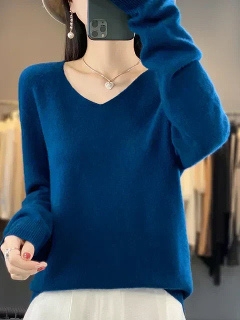Inès | Elegancki kaszmirowy sweter