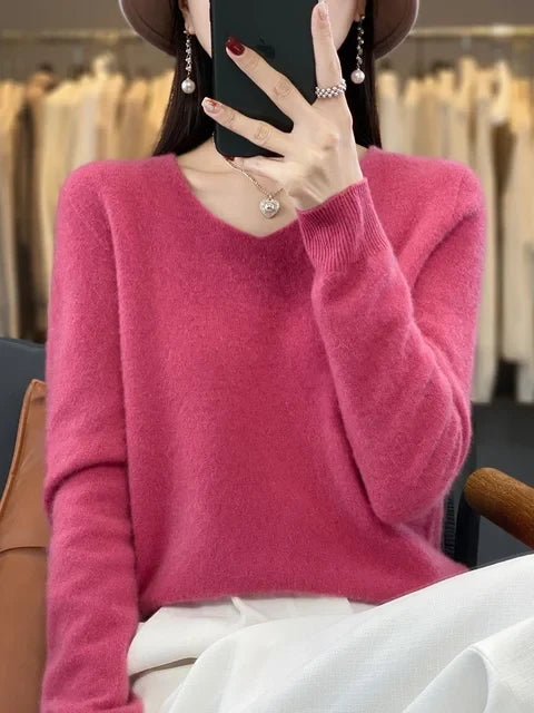 Inès | Elegancki kaszmirowy sweter