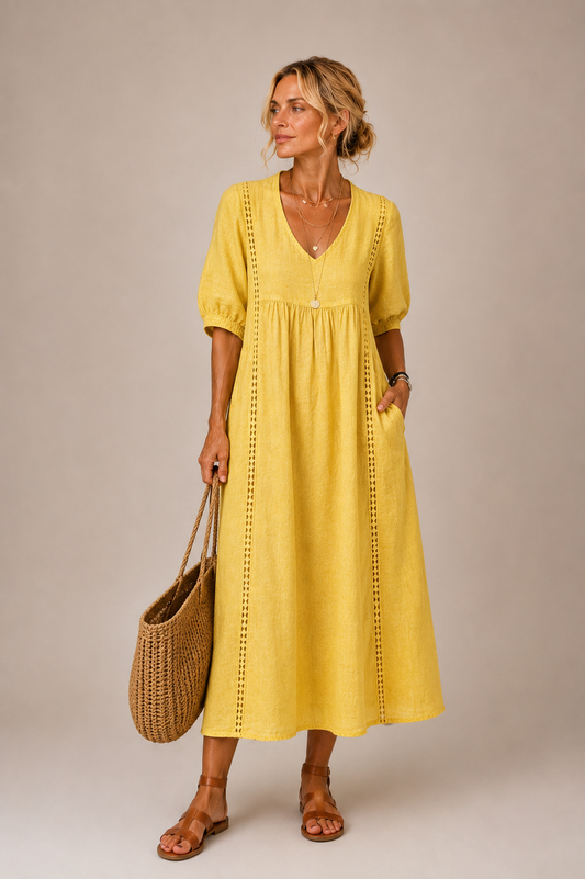 Gillian | Letnia sukienka midi
