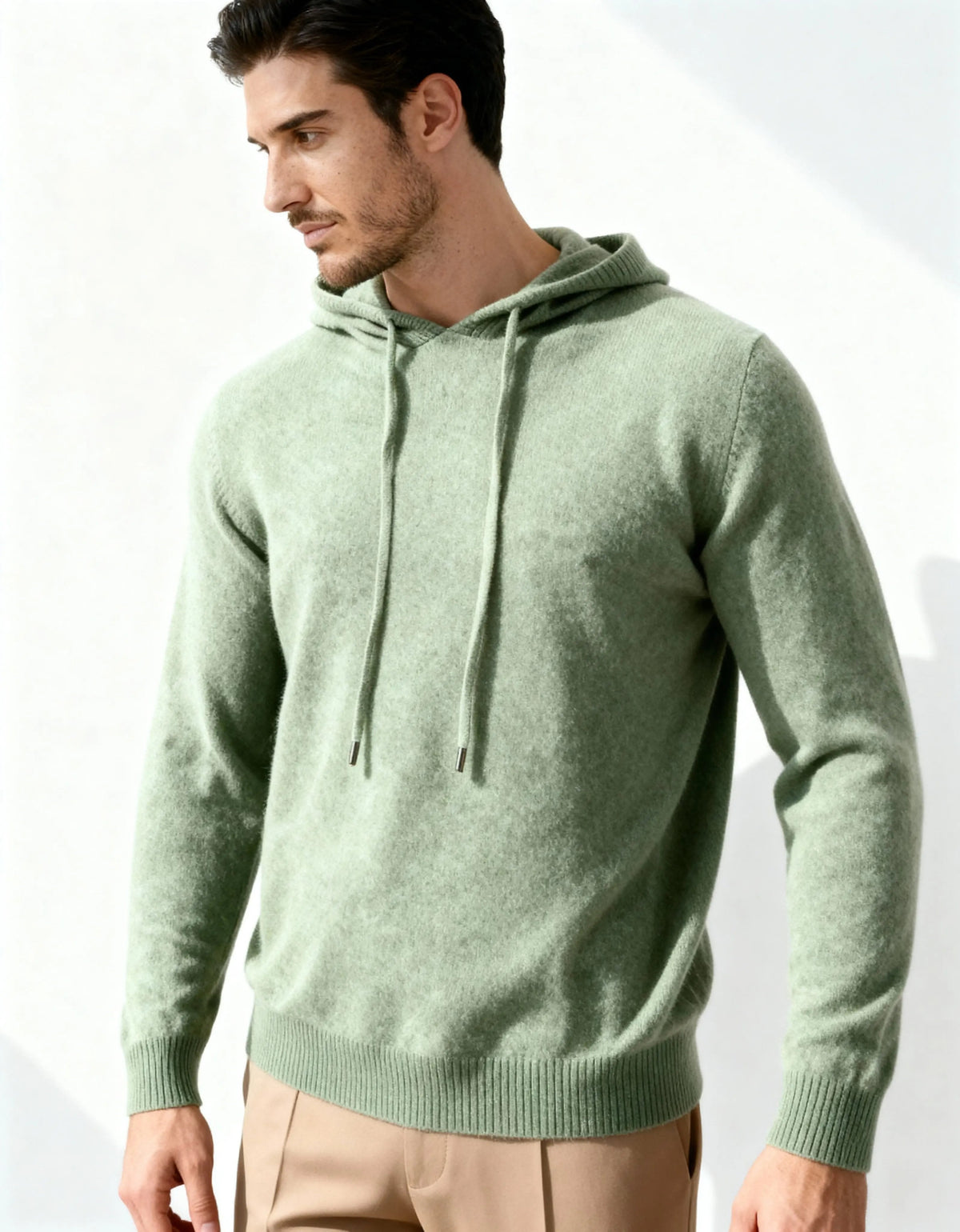 Bluza z kapturem ze 100% kaszmiru